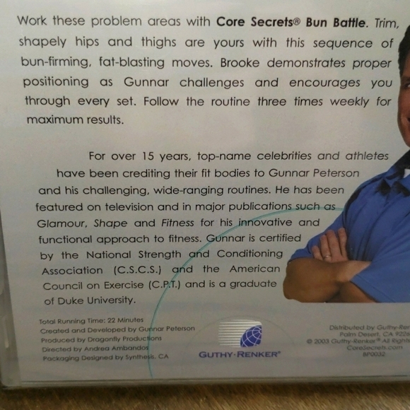 Nwot Unopened Exercise DVD: Bun Battle Brooke Burke Gunner Peterson - Picture 5 of 7